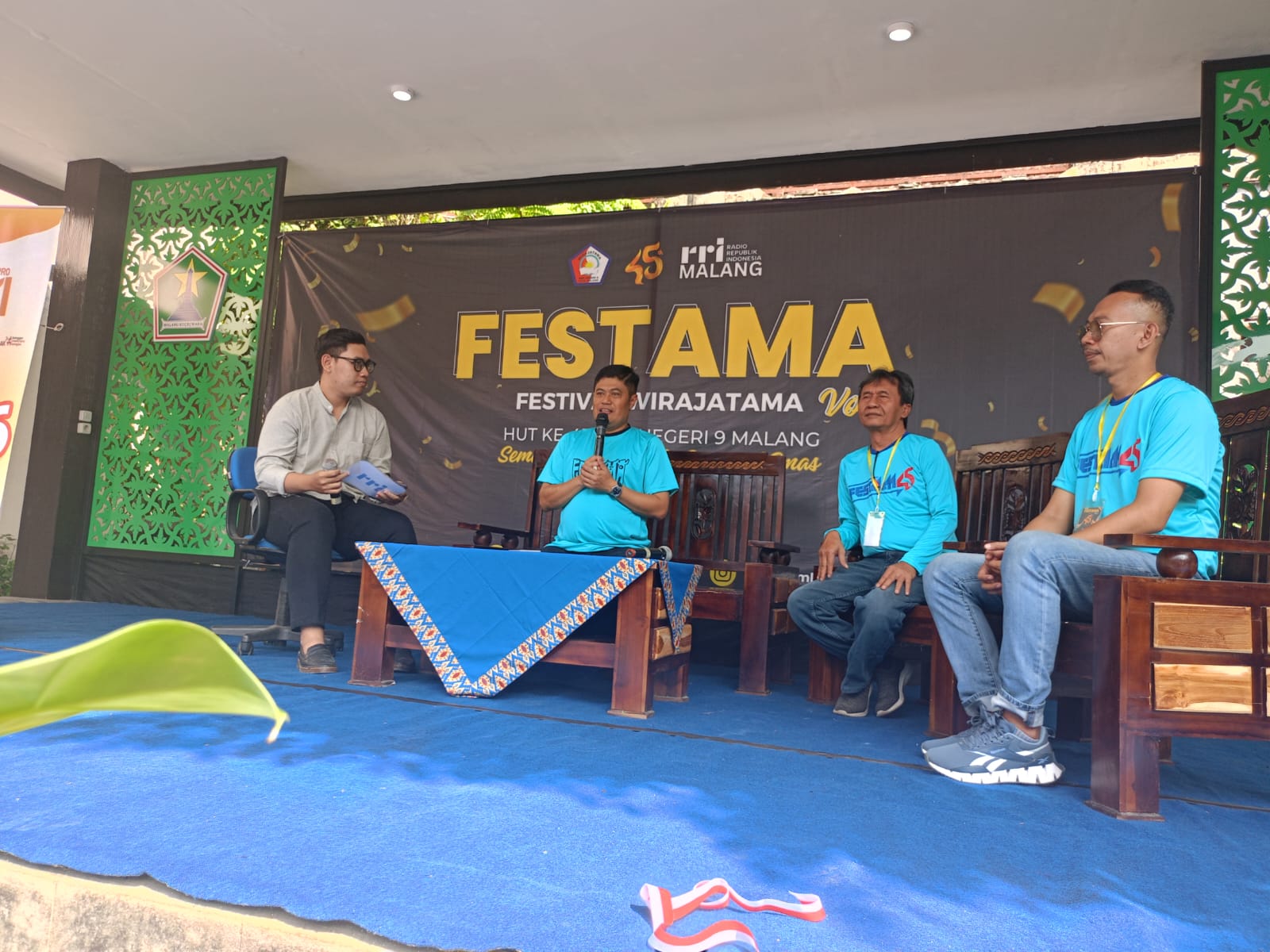 Diskusi Gayeng Mas Kadin Bersama Warga SMPN 9 Malang dalam FESTAMA