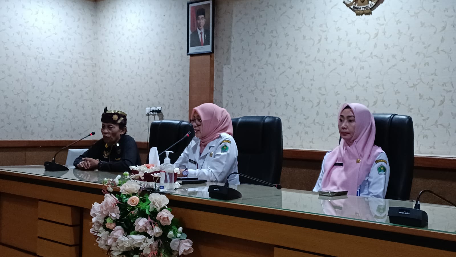 PENDAMPINGAN SEKDIN DALAM ACARA PERMOHONAN AUDIENSI DARI KANDAGA SENI BUDAYA MALANG (KSBM)